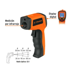 Medidor Infrarrojo de Temperatura de -50°C a 500°C Truper 18229