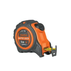 Flexómetro Auto Lock Contra Impactos 5M Cinta 19mm Truper 10747
