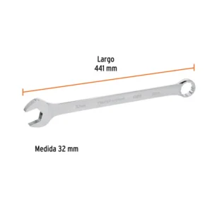 Llave Combinada Extralarga 32mm x 441mm de Largo Expert Truper 13817