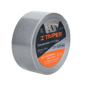 Cinta para Ducto 30m x 48mm Espesor 0.19mm Truper 12587