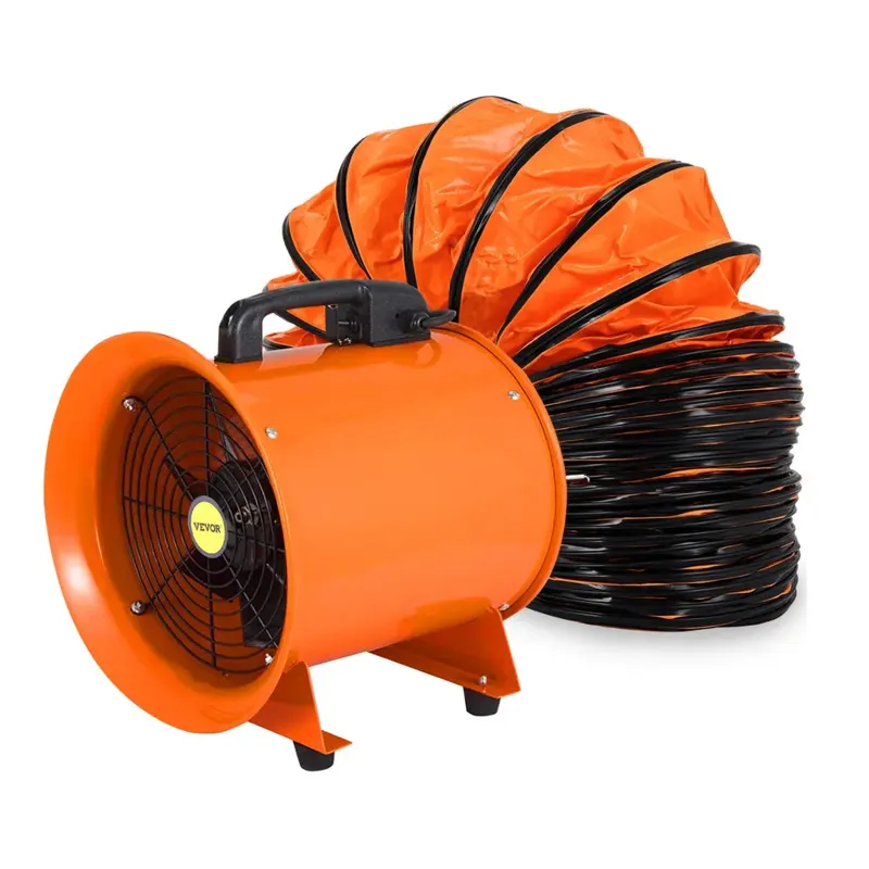 Extractor Ventilador Axial Portátil con Manga 10M
